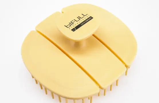 Bifull Cepillo Flexible Bio Flex Fuzz Amarillo (Ergonómico y Antitirones)